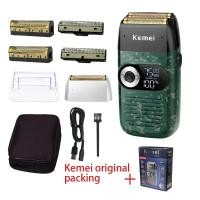 ราคา Kemei เครื่องโกนหนวดไฟฟ้าสำหรับผู้ชาย เครื่องโกนหนวดเคราแบบชาร์จไฟได้เครื่องโกนหนวดไฟฟ้าเครื่องเล็มผมดูแลผิวหน้าแบบลอย (21170105374)