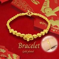 ราคา สร้อยข้อมือหุ้มทอง ไม่ลอกไม่ดำ หนัก1 3บาท ยาว7นิ้ว ทองเคลือบแก้ว สร้อยข้อมือ สร้อยข้อมือทอง เครื่องประดับ ทองเหมือนแท้ (14728404265)