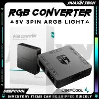 ราคา DEEPCOOL ตัวแปลง RGB 5โวลต์3Pin ARGB แสงไป12โวลต์4Pin RGB การถ่ายโอนแสงสายไฟ RGB แถบแสงตัวแปลงพัดลมแชสซี (13952570094)