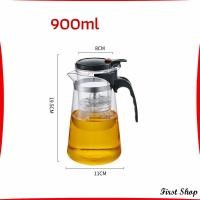 ราคา First กาน้ำชา กาชงชา กาแก้ว ปริมาตร 500 900 ml teapot (17321217871)