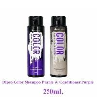 ราคา Dipso Color Shampoo Conditioner Purple 250ml ดิ๊พโซ่ แชมพู ครีมนวด สีม่วง ล้างไรเหลือง เพิ่มประกาย ผมสีเทา ฆ่าไรเหลือง (13499833752)