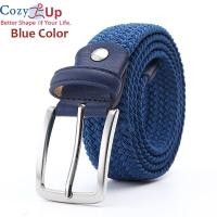 ราคา Cozy Up 120เซนติเมตร 3 3เซนติเมตรเข็มขัดยืดหยุ่นสำหรับผู้ชายกอล์ฟเข็มขัดหนังชายผ้าใบยืดถักเข็มขัดเอวยางยืด (4412428874)