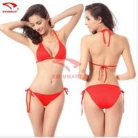 ราคา บิกินี่ Bikini ชุดว่ายน้ำบิกินี่ ทูพีซ สวย เซ็กซี่ เร้าใจ สีแดง แรงฤทธิ์ แจ่มว๊าว (451244237)