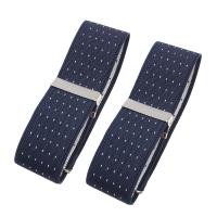 ราคา ปลอกแขนเสื้อเชิ้ตทางการแขนที่ยึดสายรัดถุงเท้ายาวสำหรับสุภาพบุรุษ1คู่ยืดหยุ่นได้มีที่จับแขนสายรัดแขนปรับได้ป้องกันการเสื้อผ้าลื่น (20864119351)