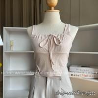 ราคา ? ? ? ? ? ครอปy2k ครอปรูดหน้า สายเดี่ยวเว้าข้างรูดหน้า (19554506761)