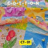 ราคา ผ้า เมตร ผ้าคอตตอน ผ้าฝ้าย ตัดชุดเดรส ผ้าปูที่นอน ร้านขายผ้า (20460550865)