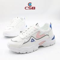 ราคา CSB รองเท้าผ้าใบทำงาน พื้นนุ่ม ใส่วิ่งได้ สีดำล้วน สีขาวล้วน สีขาวชมพู รุ่น YH80081 ไซส์ 37 41 (21010358907)
