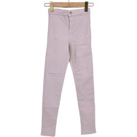 ราคา Topshop กางเกงยีนส์ขาเดฟสีชมพู Used Like New Preloved (20628663085)