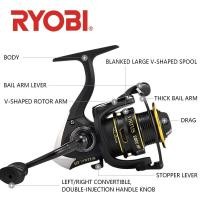 ราคา รอกสปิน RYOBI VIRTUS4000 แขนเกลียว แบรนด์คุณภาพ มาตราฐานญี่ปุ่น ลูกปืนแสตนเลส กำลังเบรคสูงแข็งแรง เหมาะทั้งน้ำจืดและน้ำเค็ม (14453800259)