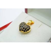 ราคา จี้ทองหัวใจพลอยไพลินแท้กาญจนบุรีเม็ดละ 10 ตัง เหลี่ยมสวยคมงานโบราณ มีจำนวนจำกัด พร้อมใบรับรองสินค้า เคลือบทองคำแท้100 (13133155400)