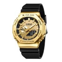 ราคา รุ่นใหม่ X GEAR 2332 คอลเลคชั่นสายสีดํา นาฬิกาข้อมือ ไนท์ไลท์ ดิจิตอล กันน้ำ ของแท้ 100 มีไฟ LED ส่องสว่าง สายซิลิโคน (16825527076)