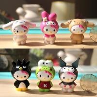 ราคา ของเล่นตุ๊กตาขยับแขนขาได้อะนิเมะ Sanrio Hello Kitty 6ชิ้น เซ็ตตุ๊กตาน่ารัก Kuromi mymelody cinnamorol ตุ๊กตาเด็กเด็กของขวัญคริสต์มาส (21171088517)