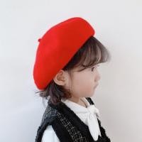 ราคา Fashion Baby Hat Solid Color Girls Warm Beret Vintage Cashmere Princess Hat Beret Hat Kids Autumn Winter Children Artist Painter Cap Bonnet (20735879803)
