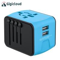 ราคา Gigicloud Travel Charger Multi functional 2usb Charging Stand Us Eu Uk Au Plug International Universal Converter Charger (20228936046)