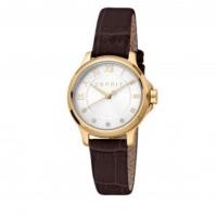 ราคา ESPRIT นาฬิกาข้อมือรุ่น Leather Dark Brownsilver ES1L144L3035 (18576044262)