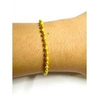 ราคา 169170ข้อมือไข่ปลาทรายสลับเงามีหนัก1สลึงและ2สลึง งานคุณภาพเกรดพรีเมี่ยม ใส่ทน (16921877997)