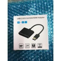 ราคา USB 3 0 To HDMI compatible VGA 2K HD 1080P Audio Video Cable Adapter Converter for Macbook PC Laptop To Monitor TV Projector (12671238754)