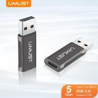 ราคา 1ชิ้น USB C ตัวผู้เป็น USB3 0อะแดปเตอร์ตัวเมีย USB 3 0ตัวแปลง OTG 10Gbps อัตราการส่งข้อมูลอะแดปเตอร์พอร์ตเข้ากันได้สำหรับ iPhone 15 Plus pro Promax iPad Mini6 Air 4 5 Ets สีเทา (21202969239)