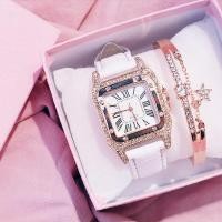 ราคา เข็มขัดทรงสี่เหลี่ยมสำหรับผู้หญิงนาฬิกาผู้หญิงนาฬิกาผู้หญิงนาฬิกาลำลองเกาหลีนาฬิกาแฟชั่นใหม่ (19165608092)
