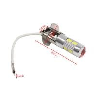 ราคา 2PCS H3หลอดไฟ LED 5630 10SMD 12V สำหรับไฟตัดหมอก H3 LED โคมไฟอัตโนมัติ Day Running Light (16084670217)
