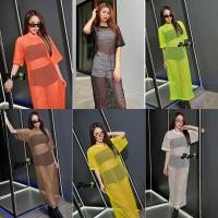 ราคา ชุดเดรสผู้หญิง เดรส ชุดเดรส dress เดรสผู้หญิง ชุดเดรสสวยๆหรู เดรสตาข่ายโอเวอร์ไซส์ (20135829896)