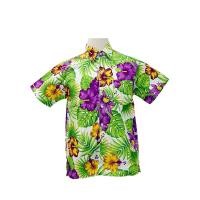 ราคา เสื้อฮาวาย เสื้อเชิ้ต เสื้อสงกรานต์ ลายดอก พื้นดำ พื้นขาย สงกรานต์ แบบลายไทย (17797153452)