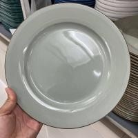 ราคา จาน จานเซรามิค ขนาด 10 5 นิ้ว จานข้าวสวยๆ จานชามเซรามิค ceramic plate จานใบใหญ่ เข้าไมโครเวฟได้ (21036956866)