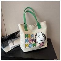 ราคา LJ8 21 กระเป๋าสะพายไหล่ ผ้าแคนวาส ลายการ์ตูน Snoopy น่ารัก สไตล์ใหม่ สําหรับนักเรียน 2023 (20114658076)