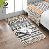 ราคา MEET COZY พร้อมส่ง พรมปูห้องนอน มีขนาด60x180 พรมผ้าฝ้าย สไตล์โบฮีเมียน พรมเช็ดเท้า ออกแบบย้อนยุคโบฮีเมียน DJ AD (19588557031)