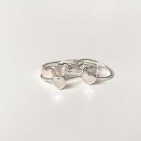 ราคา Yourdays แหวนเงินแท้ประดับเปลือกหอยมุกทรงหัวใจ Pearl heart ring (17699435710)