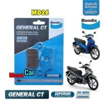 ราคา ผ้าเบรค Bendix HondaWave110i ปี09 20 Wave110i Led ปี21 Wave125i ปี12 20 Wave125i Led ปี21 (21161743090)