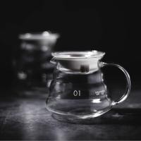 ราคา V60 Pour Over Glass Range Coffee Server For Pour Over Coffee Tea 300ml 500ml Carafe Drip Coffee Pot Brewer Barista Filter (10555880142)