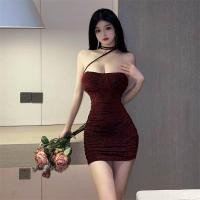 ราคา เดรสสั้น เดรสเกาะอกสีแดง สวย แซ่บมากๆ สายพันคอ เซ็กซี่สุดๆ (19555480152)