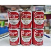 ราคา ครีมเทียมข้นจืด นมข้นหวานตราคาร์เนชัน pack 6กระป๋อง (20975504035)