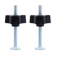 ราคา 2 Pack T สกรูและ2 Pack M8พลาสติก Handle Nut Clamp Set Universal T Track Bolts Knobs Easy Gripping T Slot Bolts (15945218603)
