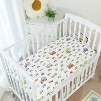 ราคา Lalemon ผ้าปูเตียงเด็ก แบบรัดมุม Baby Crib Sheet 120x65 cm ผ้าปูที่นอนเด็ก cotton ไร้สารเรืองแสง ผ้าปูเตียงเด็ก Ikea (18931892544)