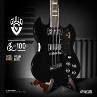 ราคา Guild S 100 Polara Black กีตาร์ไฟฟ้าทรง SG Mahogany Body (17413909917)