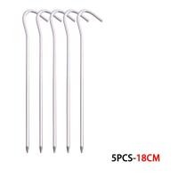 ราคา หมุดตอกพื้นหมุดเต็นท์อลูมิเนียมอัลลอยด์18ซม 1 5 10ชิ้นหมุดปักเต็นท์เดินป่าตั้งแคมป์เดินทางกลางแจ้งอุปกรณ์สำหรับเต๊นท์ติดหลังคาตะปูปักพื้นพร้อมกระเป๋าเก็บของ (18318895779)