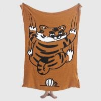 ราคา YEYA ผ้าห่มเสือน่ารักการ์ตูนถักครึ่งกองผ้าห่มโซฟาผ้าห่มเด็กผ้าห่มสำหรับเด็ก (21035844130)