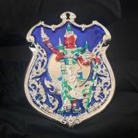 ราคา เหรียญท้าวเวสสุวรรณโสดาพรหม ผู้สดับรับฟังทุกปัญหาของมวลมนุษย์ 1 2 เนื้อเงินลงยา ขนาด 3 7 ซม (20962762550)