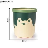 ราคา JJT ถังขยะ ถังขยะทรงกลม ถังขยะกลม ถังขยะพลาสติก ถังขยะทรงกลม ถังขยะลายหมีน่ารัก มีวงแหวนกันถุงขยะไหลลื่น แข็งแรง ทนทาน (17108549589)