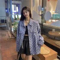 ราคา แจ็คเก็ตผ้ายีนส์ลำลองผู้หญิงแบบดั้งเดิม LV แจ็คเก็ตทรงหลวมบางแฟชั่นดีไซน์ใหม่สีชมพู (18784233092)
