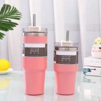 ราคา TYESO แก้วเก็บความเย็น สแตนเลสแท้ 304 20oz 30oz พร้อมหลอด รับประกันไอน้ำไม่เกาะแก้ว แก้วน้ำเก็บความเย็น แก้วสแตนเลส (15017008050)