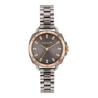 ราคา COACH watch 14504153 28mm ladies quartz silver gold (20824568068)