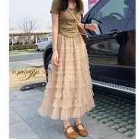 ราคา กระโปรง ผ้ามุ้ง ระบายชั้นๆ งานแต่ง สวยหรูหรา น่ารักมากๆคร่า มีชัปด้านใน ใส่แล้วดูสวยเก๋ ดูดีมากๆคะ (19274460150)