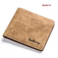 ราคา Baellerry ผู้ชายกระเป๋าสตางค์ขนาดเล็กพับกระเป๋าสตางค์ผู้ถือบัตรบางหนัง PU คลิปเงินกระเป๋าเงินเหรียญสำหรับผู้ชายและผู้หญิง (1793014413)