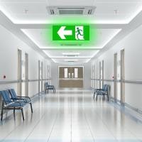 ราคา IWACHI ไฟฉุกเฉิน ทางหนีไฟ ทางออกซ้าย และขวา IWC EMERGENCY LIGHT EXIT 6W (15965654171)