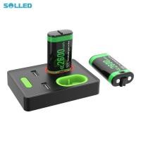 ราคา Charger Station With 2x2600mAh Large Capacity Batteries 2 USB Output Ports Compatible For Xbox Series S X Xbox One Controllers (20792729310)