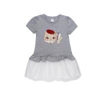 ราคา Chelsee ชุดเดรสกระโปรง เด็กผู้หญิง รุ่น 237882 ปักลายแมว กระโปรงฟุ้งฟิ้ง ผ้า 100 Cotton อายุ 2 9 ปี เสื้อผ้าเด็ก (19625950569)