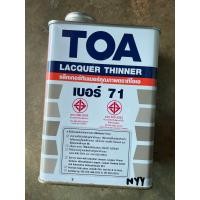 ราคา ทินเนอร์ TOA เบอร์ 71 ขนาด 0 875 ลิตร (20430866765)